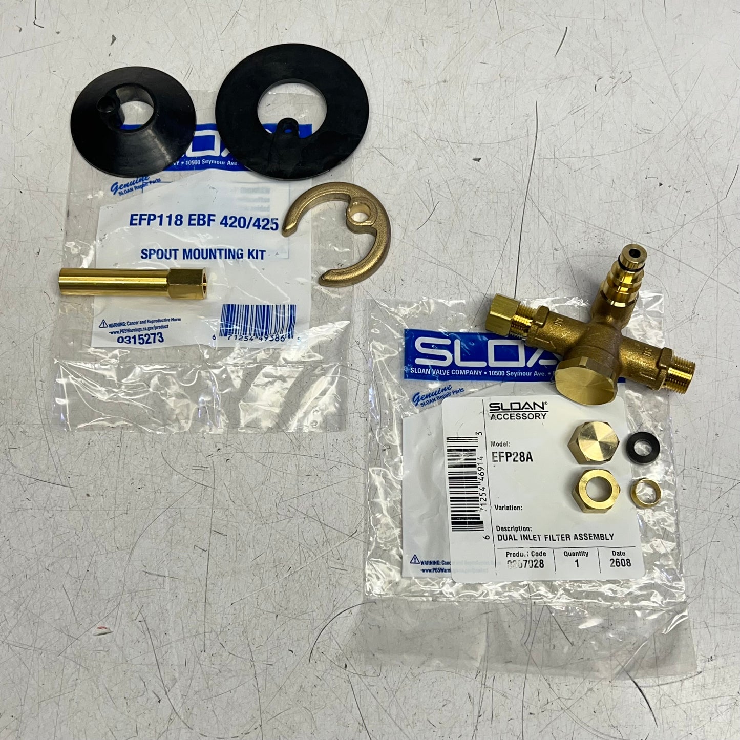 SLOAN Hardwired Powered Deck Mounted Mid Body Faucet  0.5 GPM Chrome ETF420-PLG