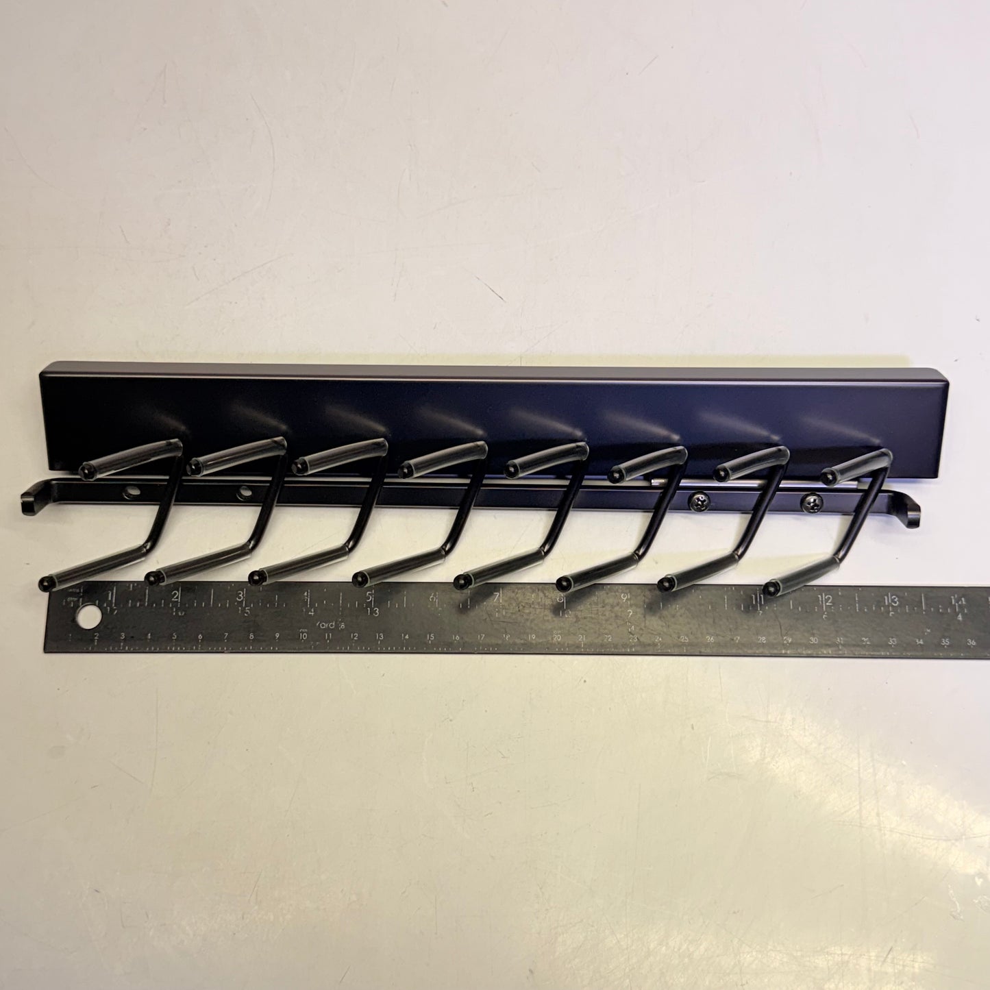 REV A SHELF Deluxe Sliding Pull Out Tie Rack 14" Bronze CTRSL-14-BZ-1