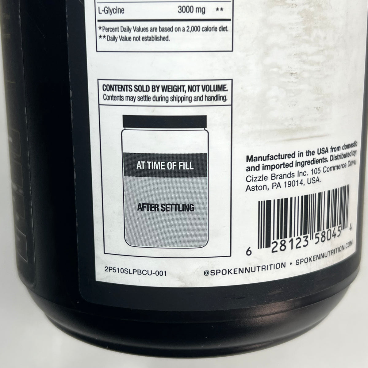 SPOKEN Sleep Builder Calming Supplement Cherry Flavor 30 Servings 18oz BB 02/27