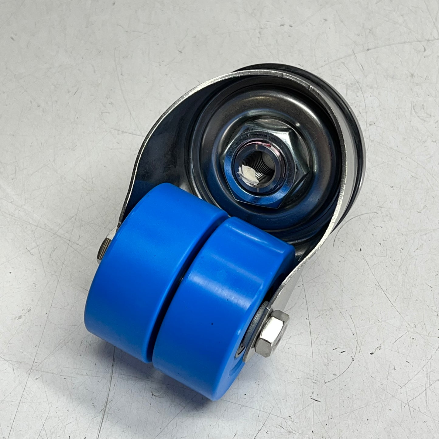 ATLAS CASTERS  Leveling Caster Carbon Steel 1000 Series Blue LC1030CS-HX-PXP