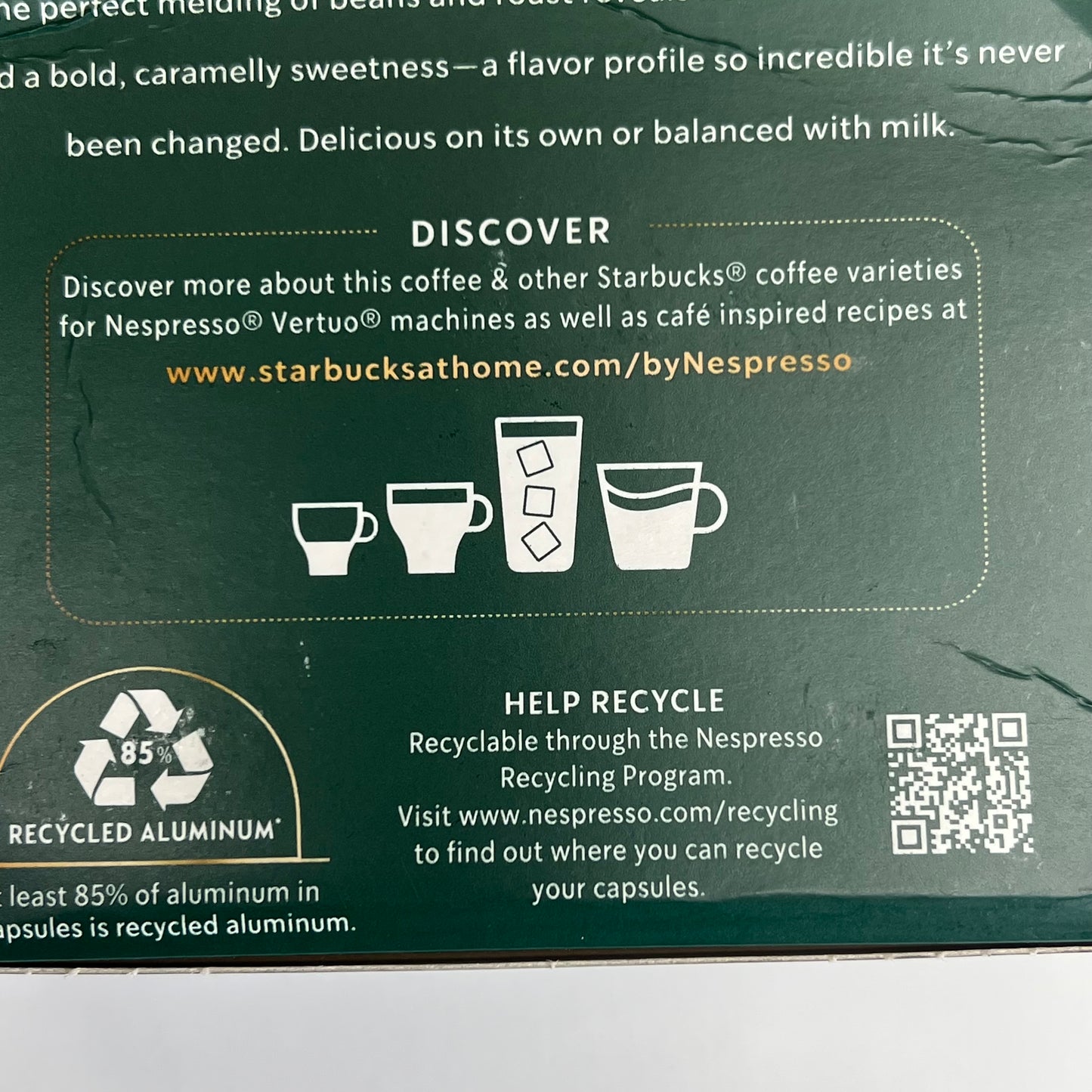 STARBUCKS (4 PACK, 10 EACH) Espresso Roast Dark Roast 100% Arabica BB 12/26