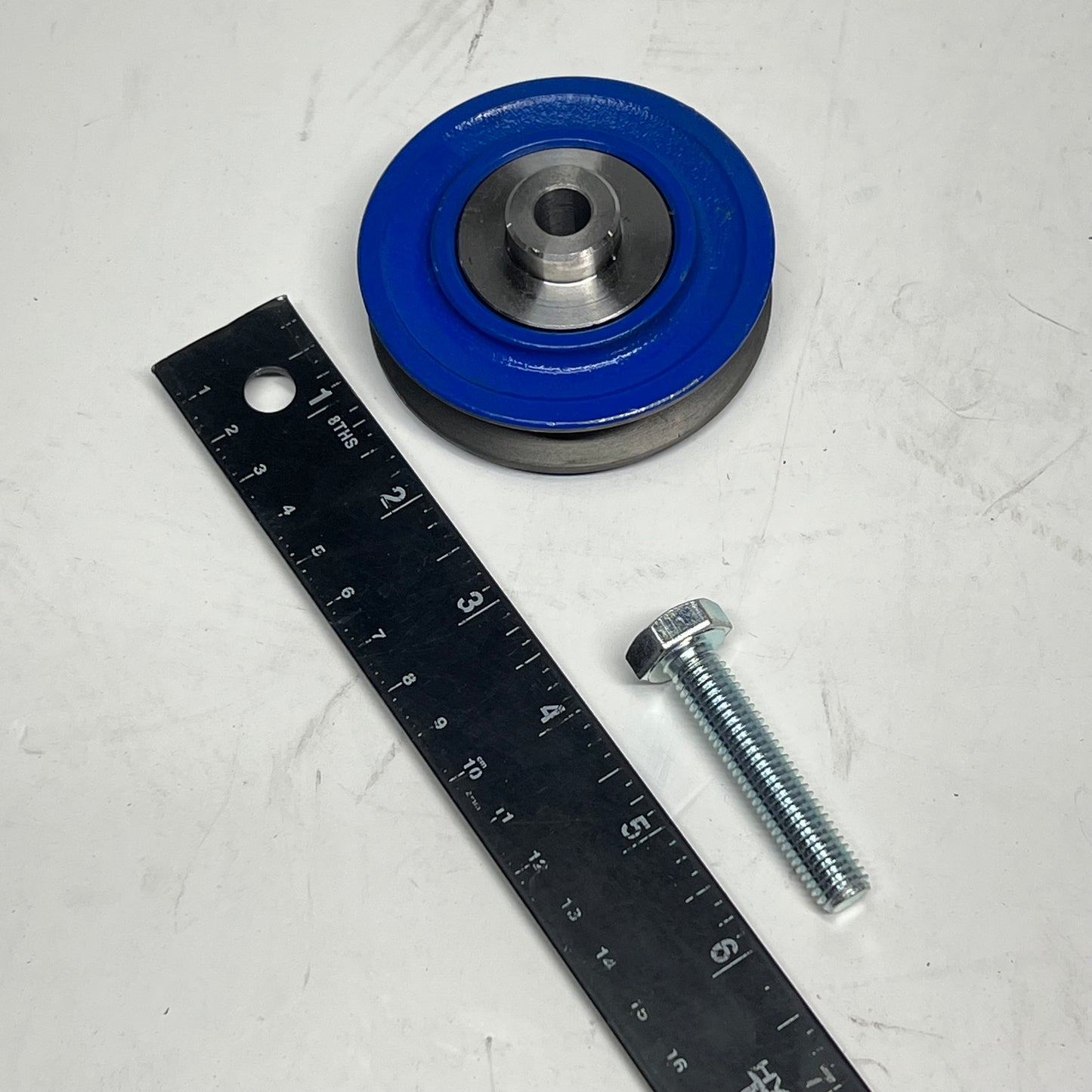 MUNTERS Aerotech Pully Kit Cast Iron W/ Mounting Bolts 3" Blue FH2406