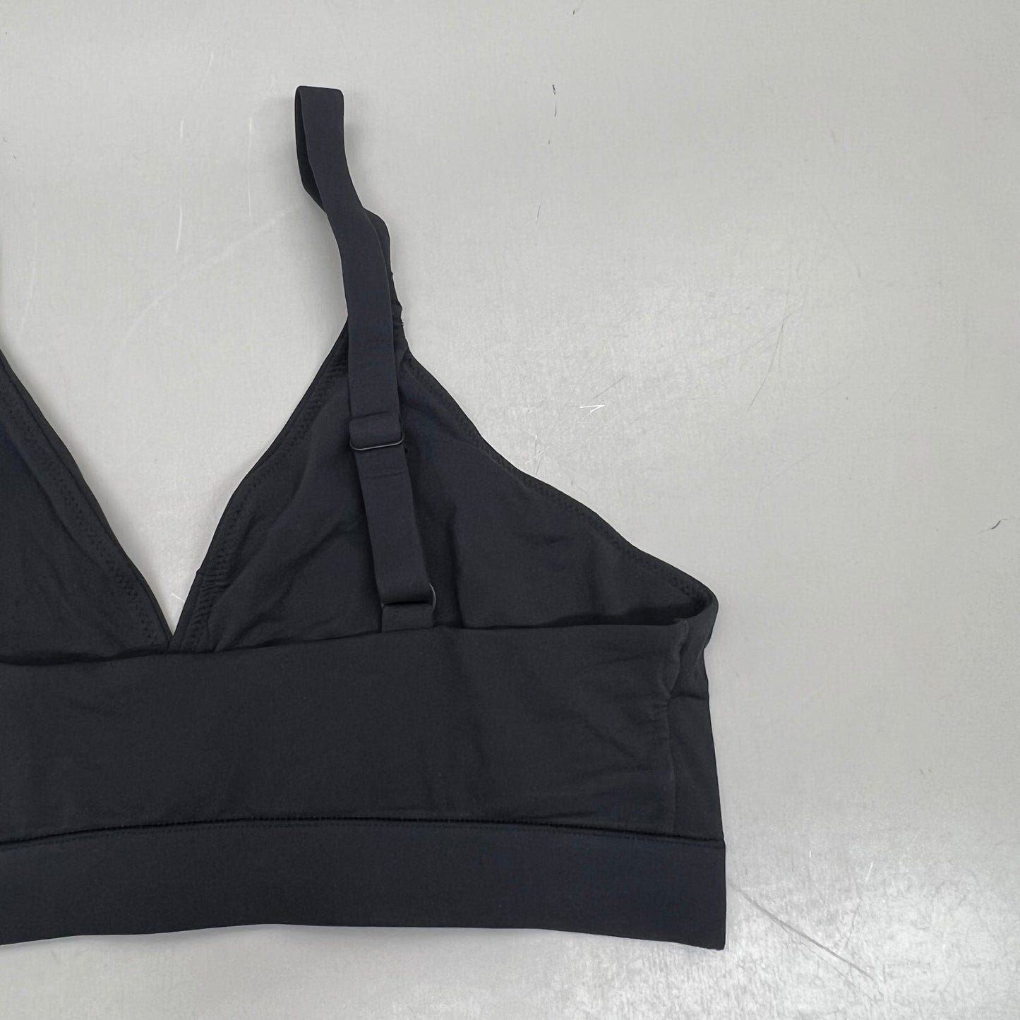 SKIMS Adjustable Triangle Bralette Fits Everybody Women's Sz 2X Onyx BR-TRI-2024