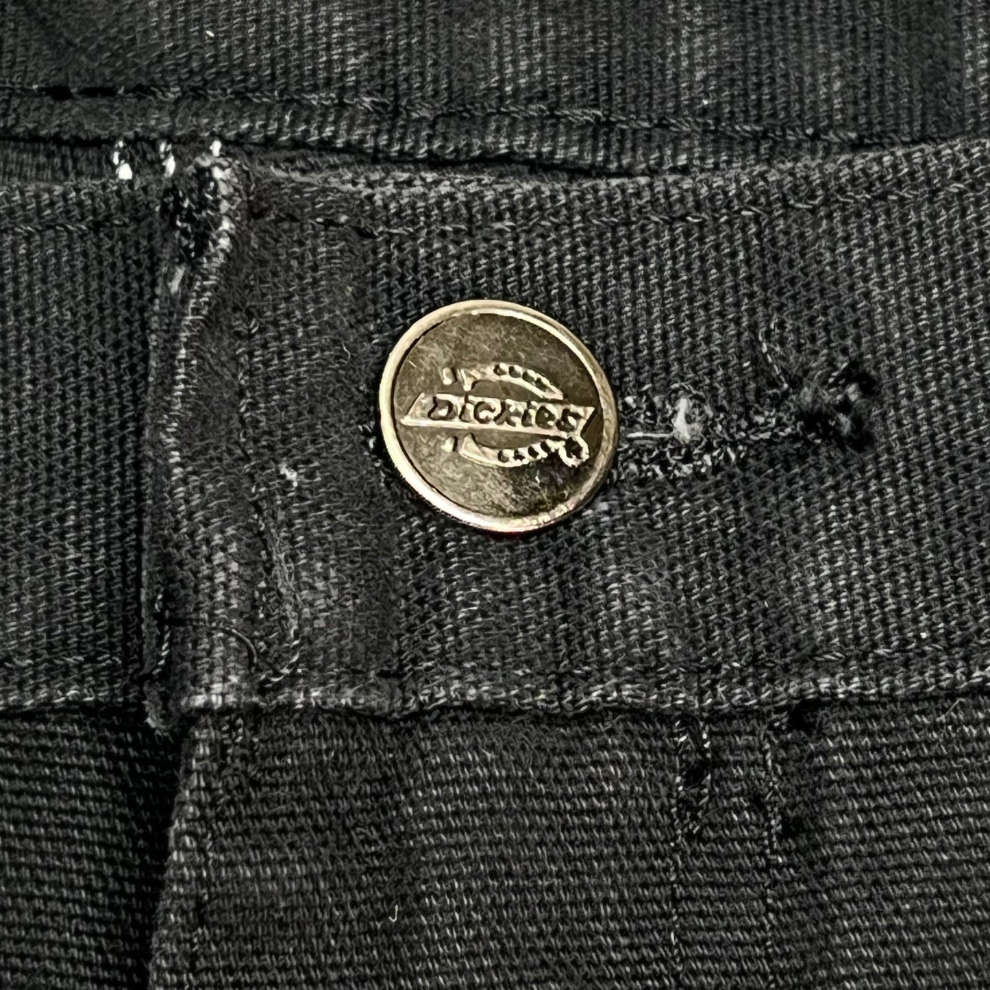 DICKIES Relaxed Fit Heavyweight Carpenter Jeans Men's Sz 38X32 Black DU336RBK