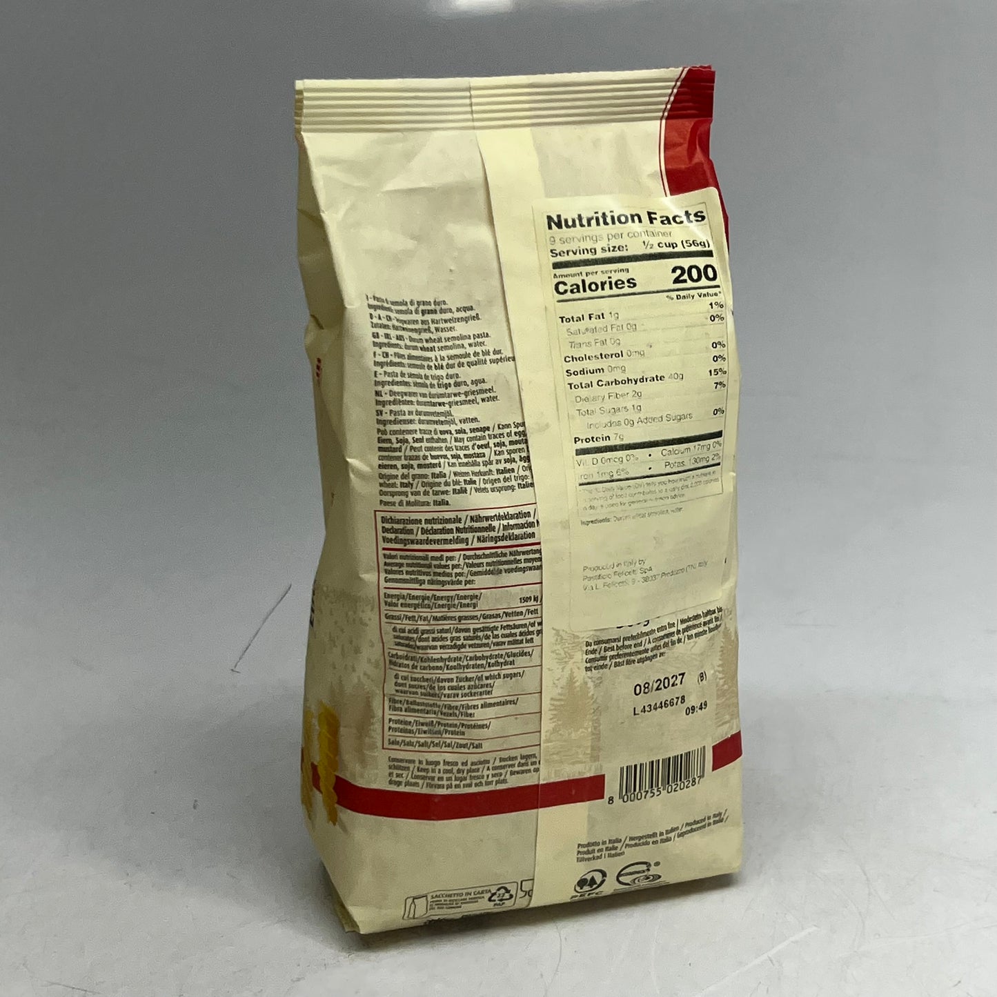 ZA@ FELICETTI ORIGINALE (2 PACK) Pasta Eliche 1.1 Lb. BB 08/27