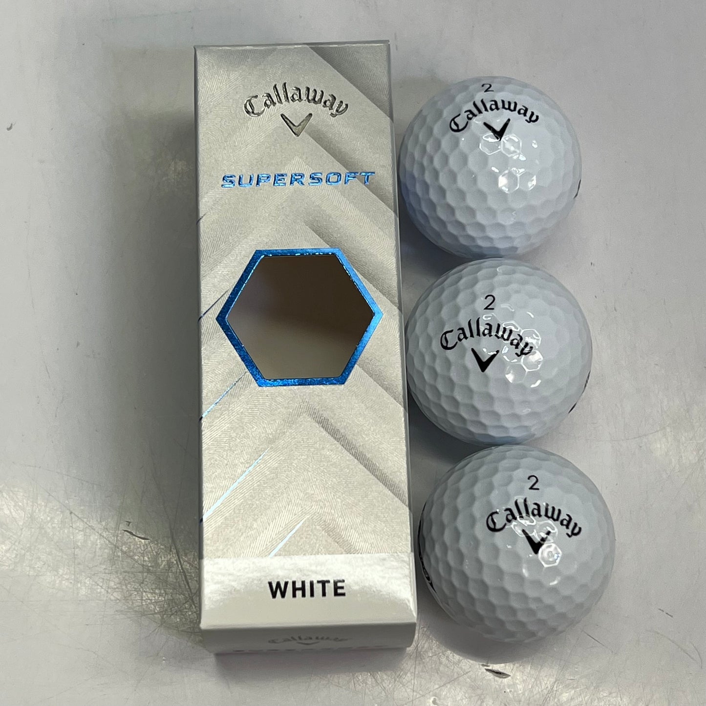 CALLAWAY (SET OF 12) Super Soft Golf Balls For Increased Ball Speed White