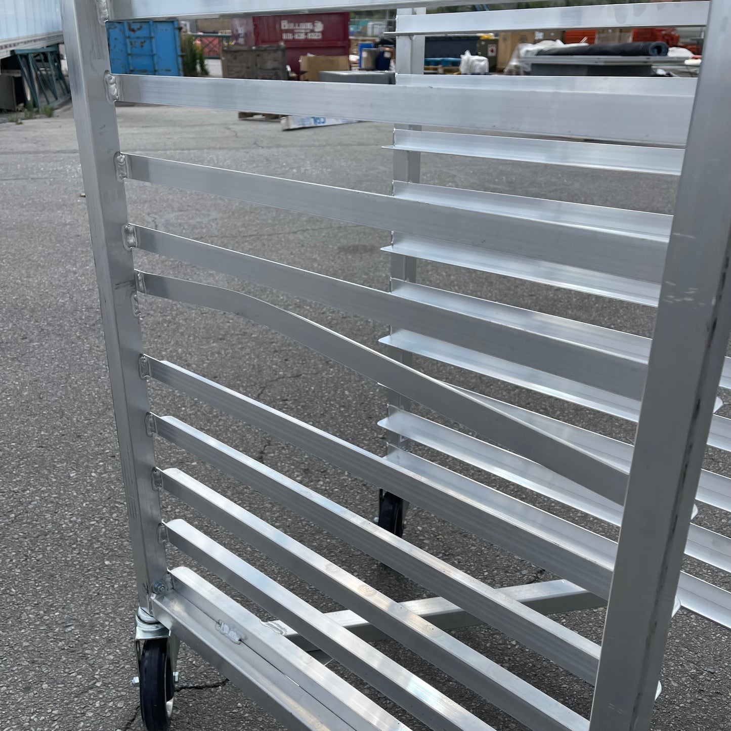 Z@ Pallet of CHANNEL Bun Pan Rack ~30 lbs Aluminum 401 AN-HD (AS-IS)