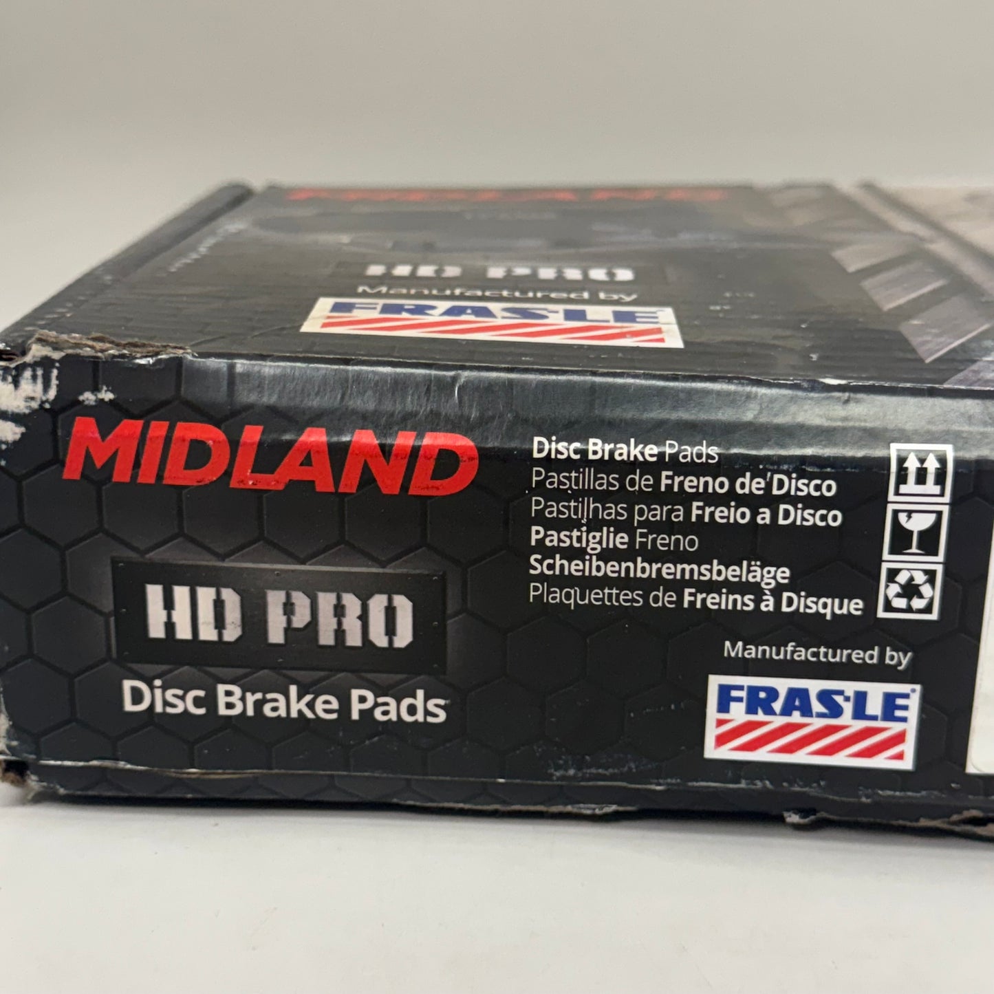 MIDLAND Air Disc Brake Pads Heavy Duty Quiet for Bus & Truck Transit MPBD1527HD