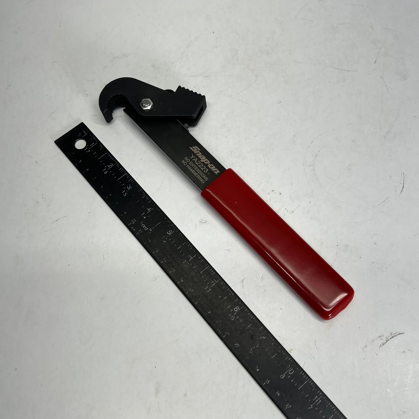SNAP ON Tie Rod Adjusting Wrench Hex Gripping Section 14.0-15.5 mm Red YA2223