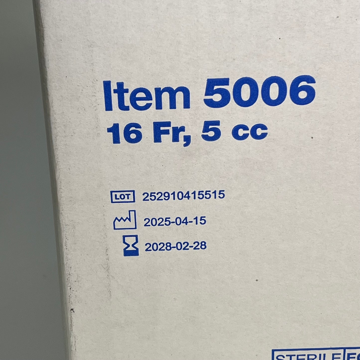 ZA@ DYNAREX (10 KITS) Closed Circuit/Closed System Foley Catheter Tray 8"x6"x3" White 5007
