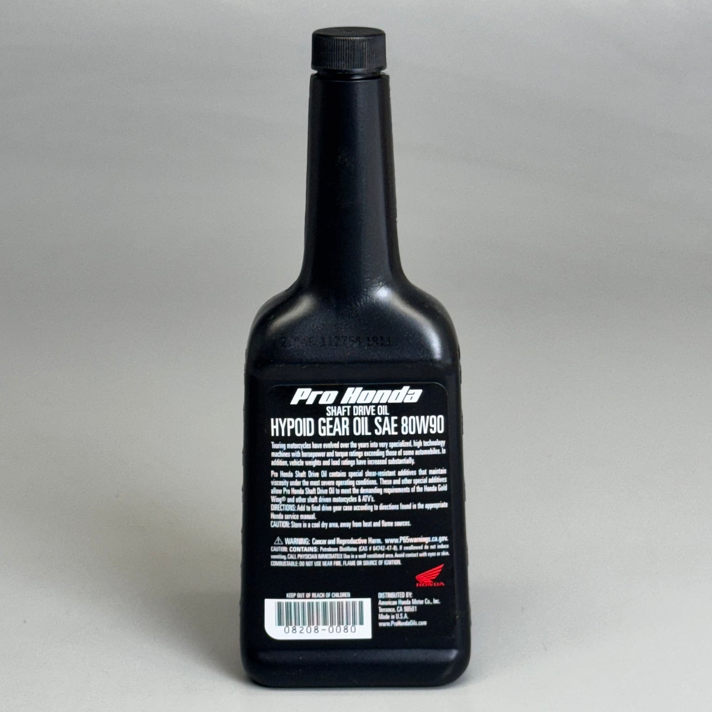 HONDA (12 PACK) Pro Shaft Drive Oil 8oz