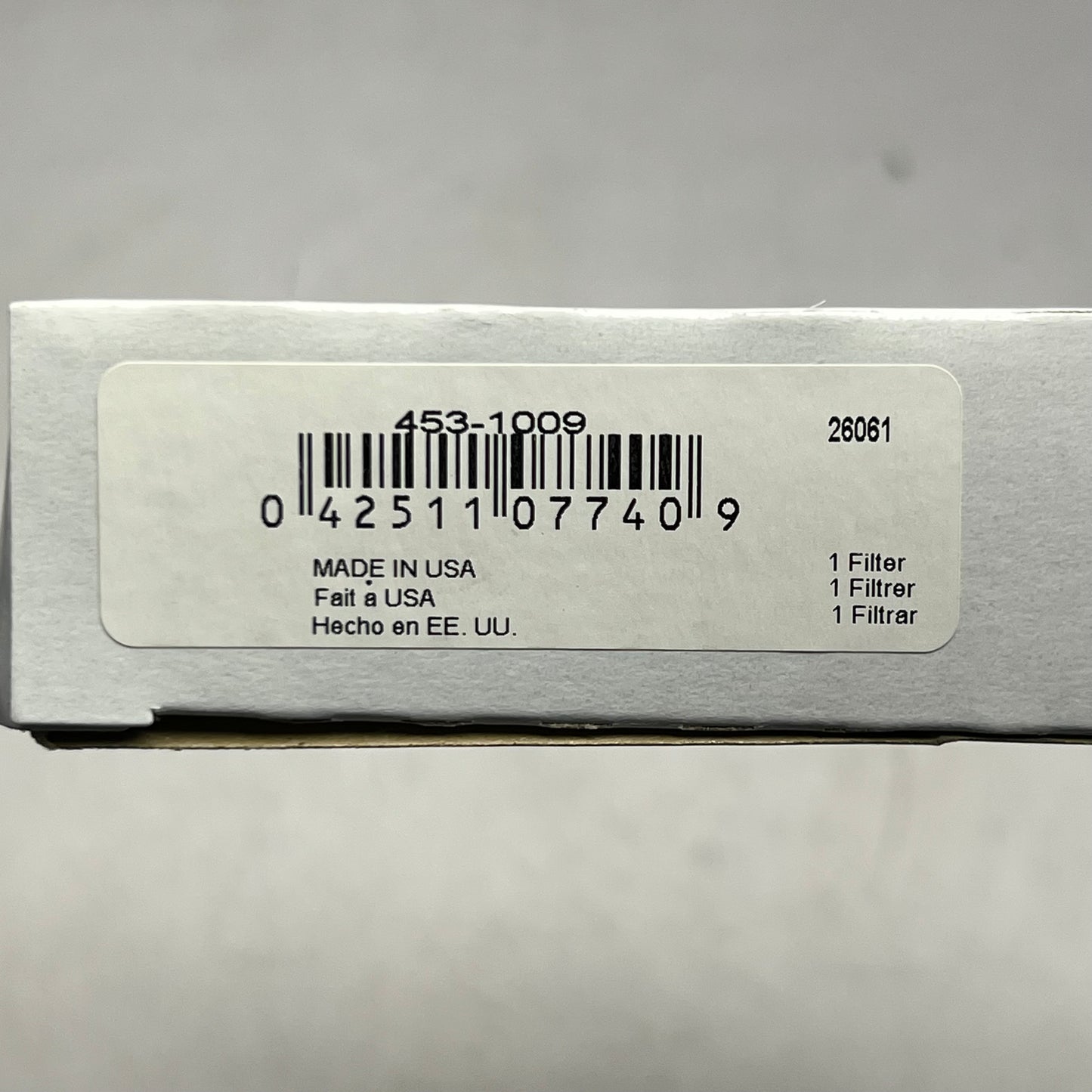 DENSO Cabin Air Filter 8"W x 8.5"L Grey 453-1009