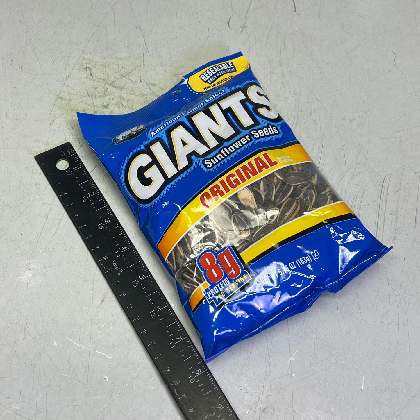 ZA@ ZA@ GIANTS (5 PACK) Original Flavor Salted Sunflower Seeds 5.75 Oz BB 08/26