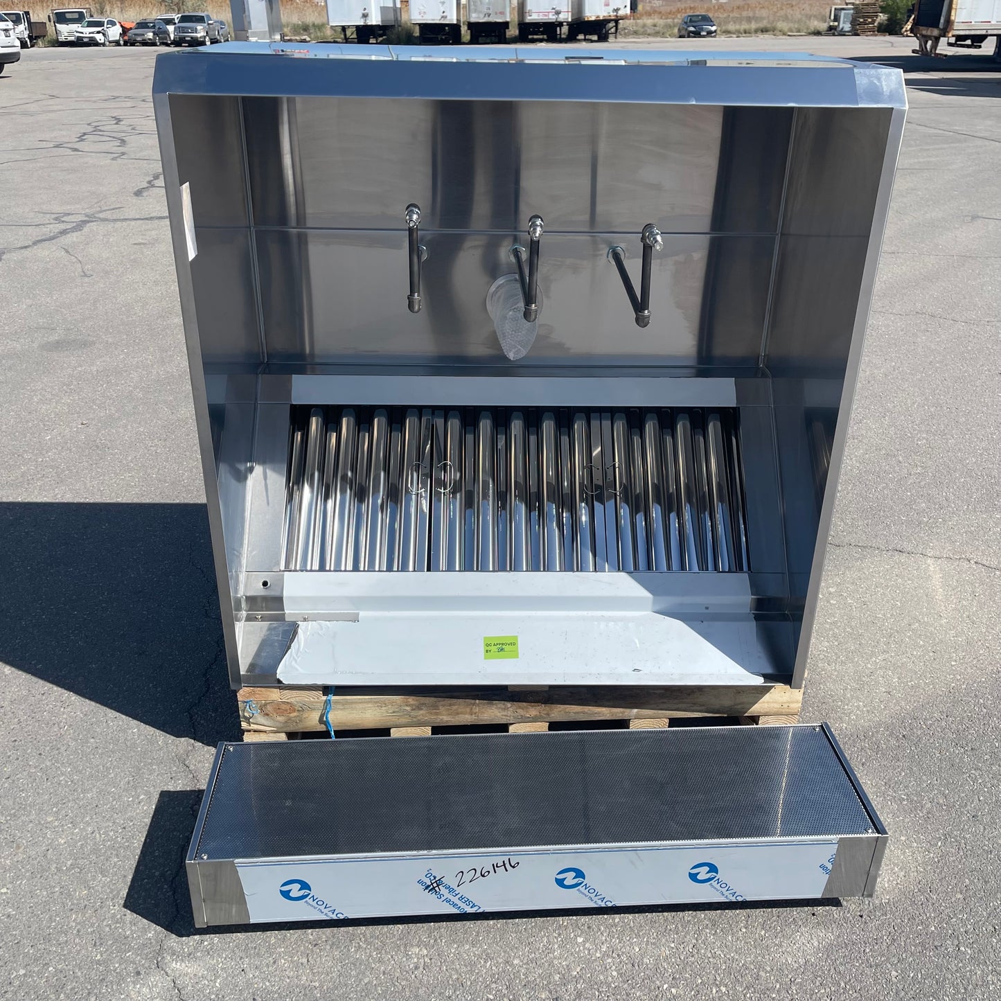 Z@ NORTH AMERICAN KITCHEN SOLUTIONS Commercial Kitchen Exhaust Hood Stainless Steel TX226146