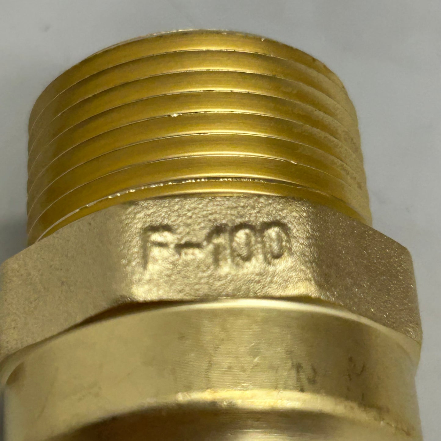 DIXON (3 Pack) Male Cam And Groove Adapter X Male NPT Thread. 1" Brass BR-F100