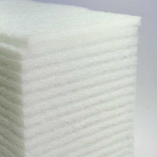 GLOBAL INDUSTRIAL (20 PACK) Light Duty Scouring Pads Sz 6" X 9" White 670325