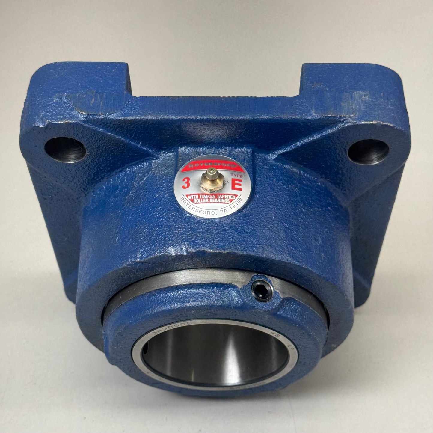 ROYERSFORD TypeE 4-Bolt Square Flange Bearing Timken Tapered Roller 3"20-05-0300