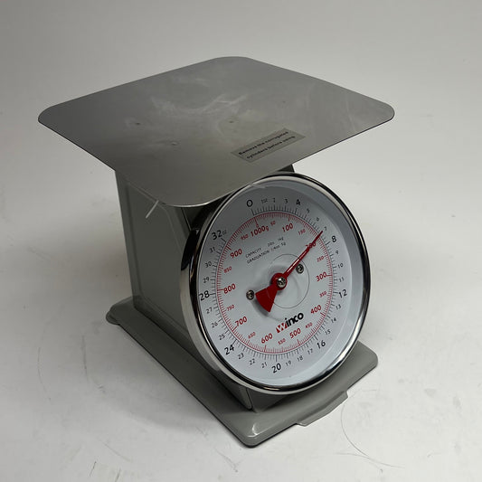 ZA@ WINWARE Mechanical Receiving Scale Portion Control 6.5" Dial 2lb Cap SCAL-62 (As-Is)
