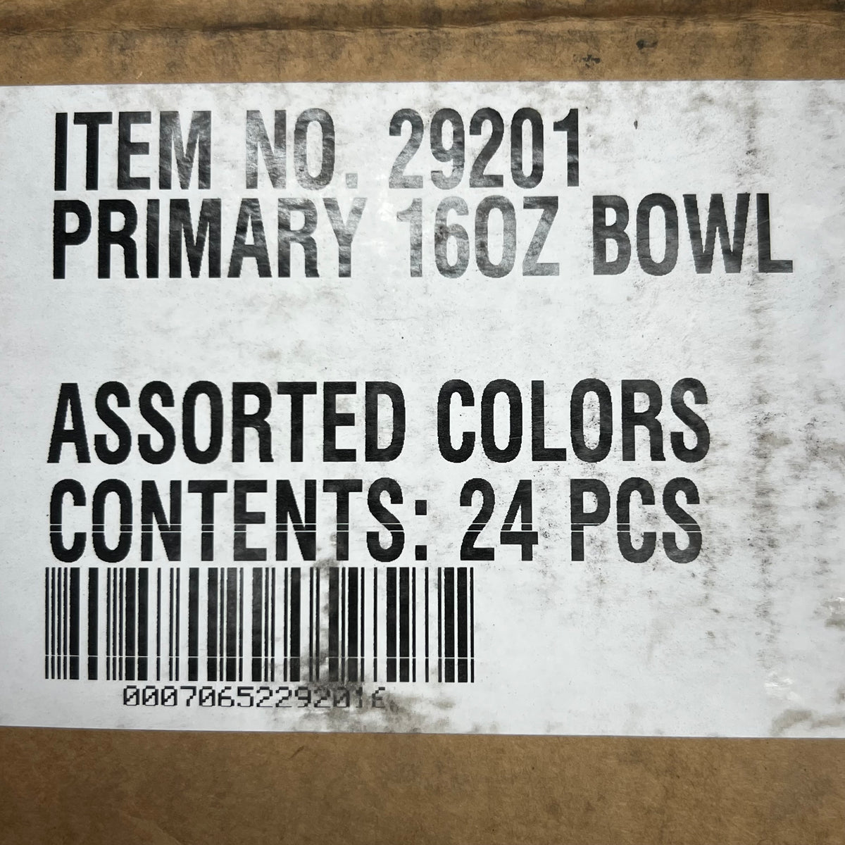 ARROW (24 PACK) Plastic Sorting Bowls 16 oz. 29201