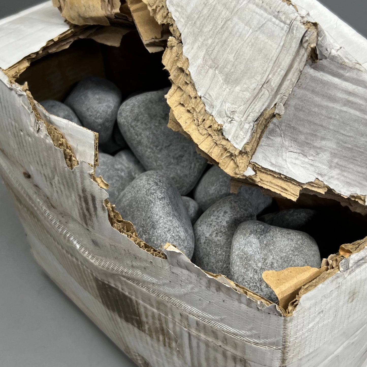 THE SAUNA PLACE Olivine Daibase Sauna Heater Stones 33 lbs Grey