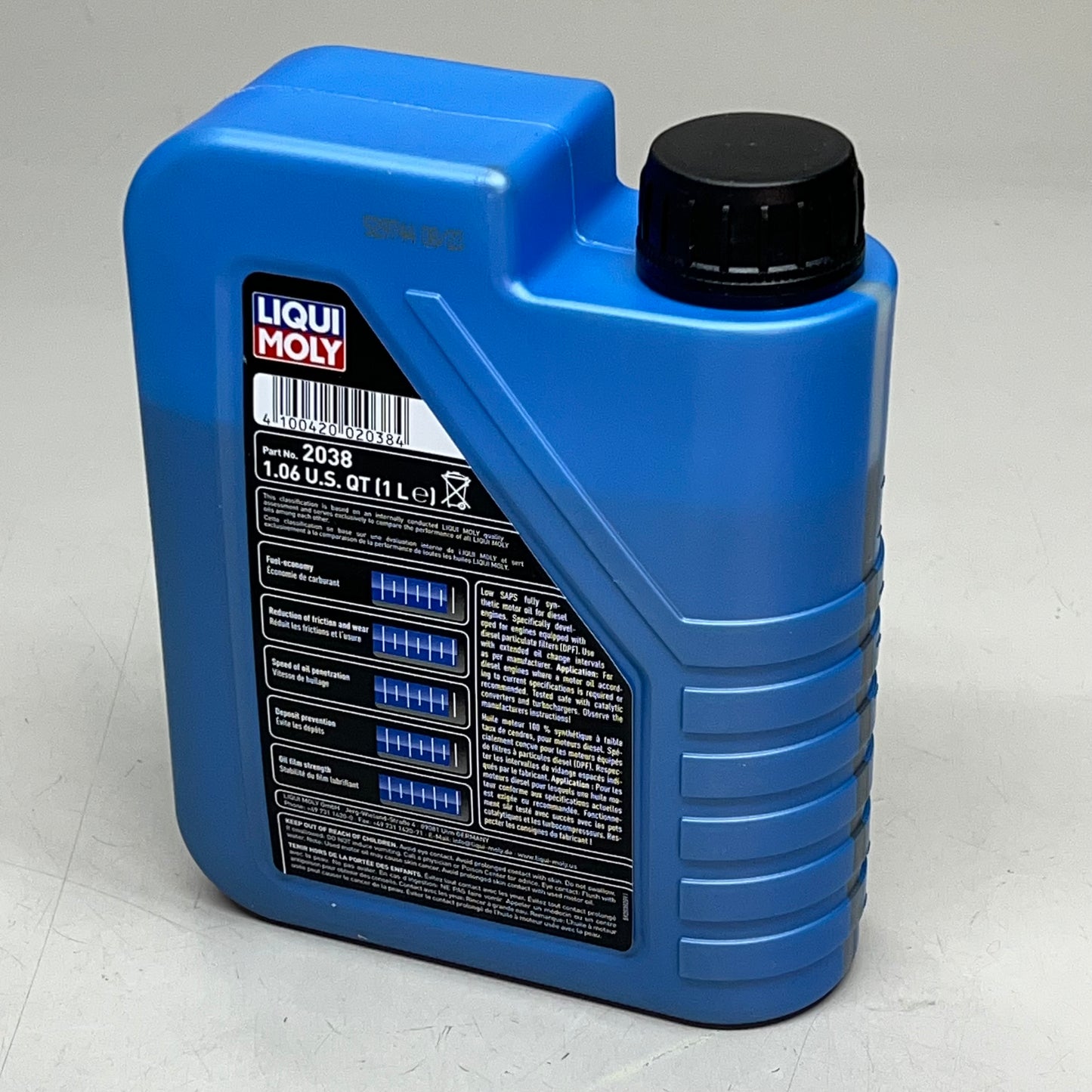 LIQUI MOLY (6 PACK) All Season Longtime HighTech Engine Engine Oil 5W-30 1L 2038