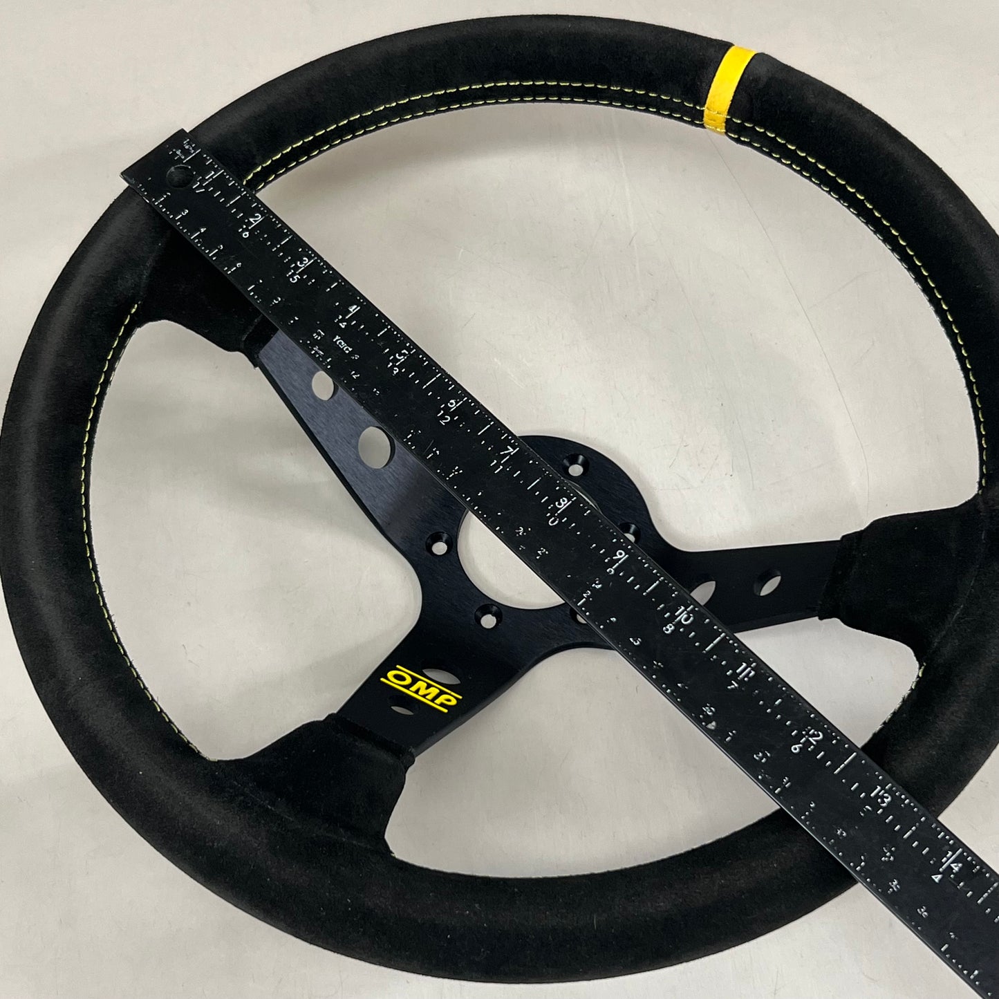 OMP Advanced Racing Steering Wheel Made In Italy 350mm Black OD0-1954-071