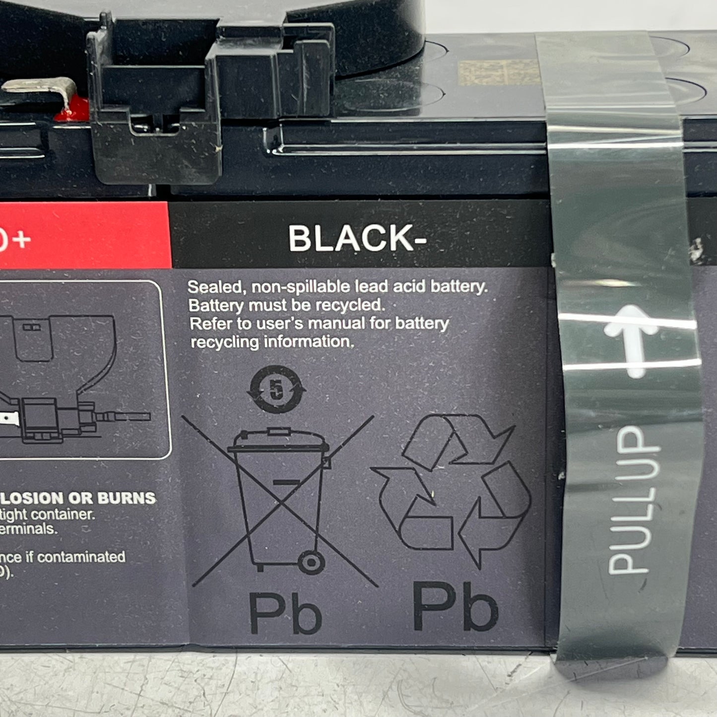 APC Replacement Leak Proof Lead-acid Battery Cartridge #163 12V 7.2Ah APCRBC163