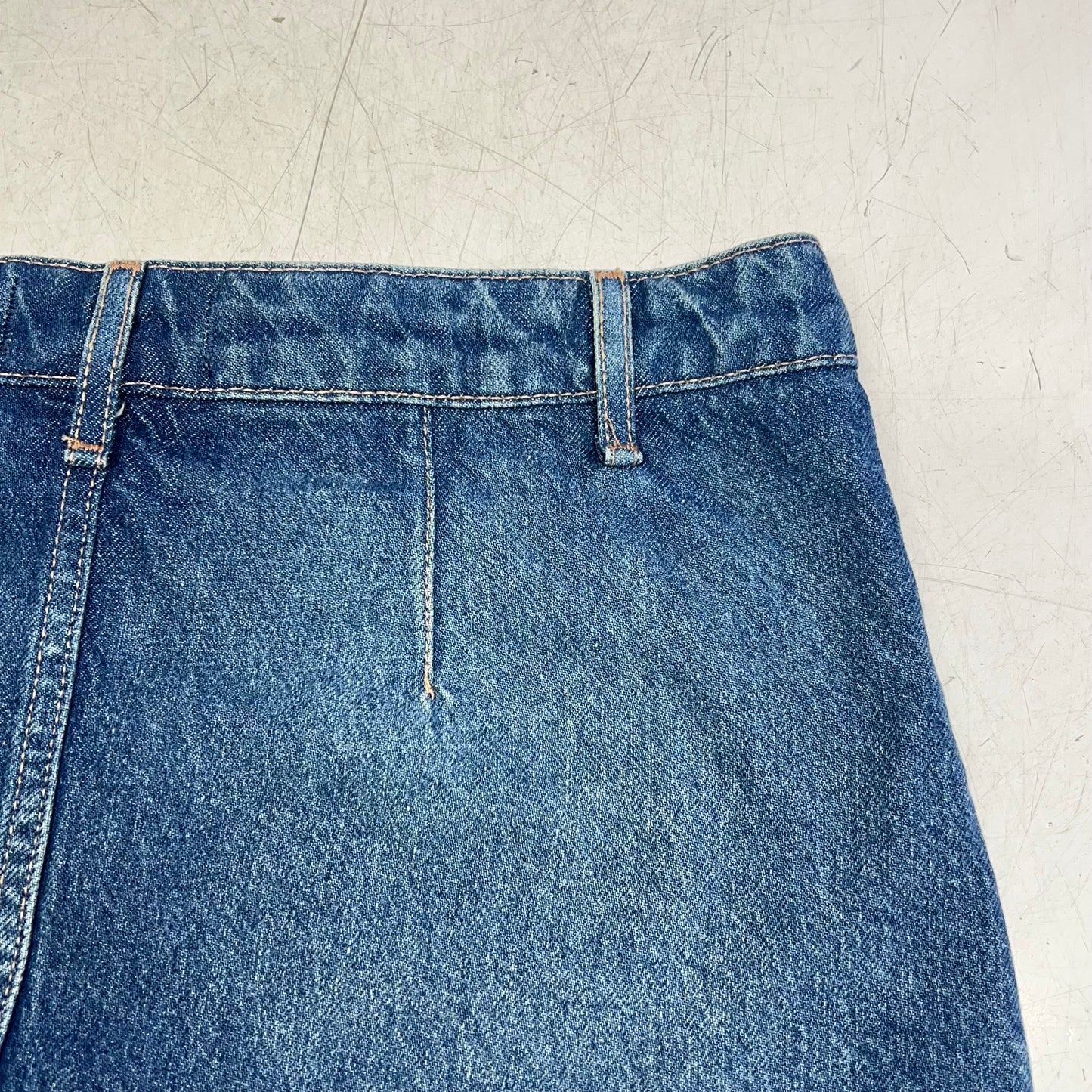 FREE PEOPLE  Gallivanting Peekaboo Skort Women's Sz 28 Blue Rebel OB1904070