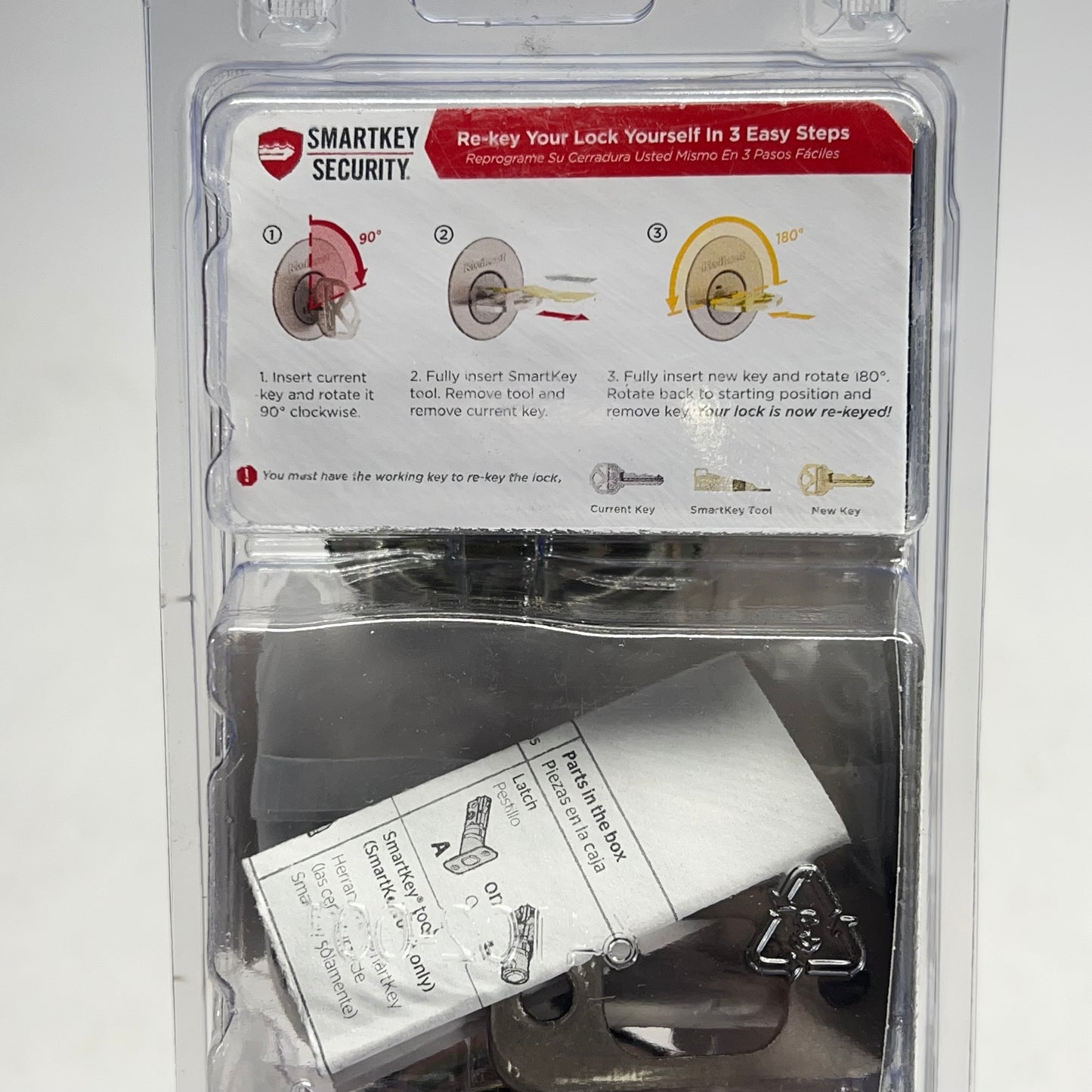 KWIKSET Smartkey Security Metal Double Cylinder Deadbolt Satin Nickel 96650-516