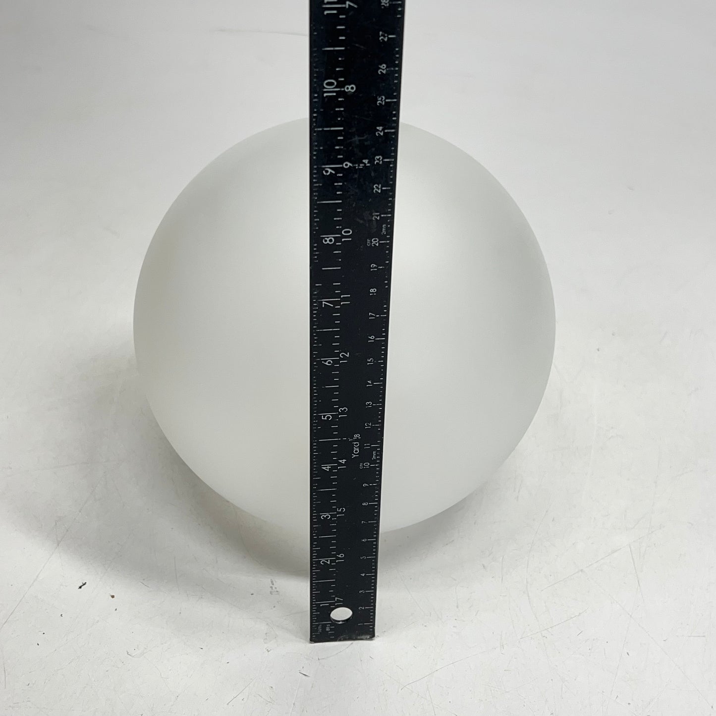 ZA@ Spherical Lamp Shade/light Fixture Replacement  ~8" Frosted White