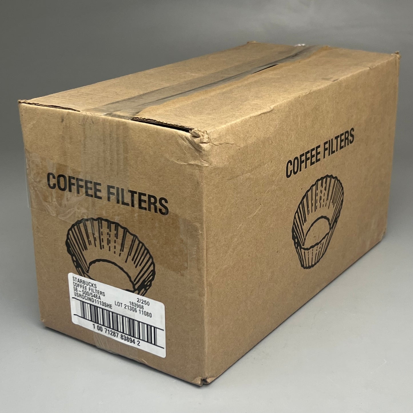 STARBUCKS (500 PACK) Coffee Filters White 51-1452A