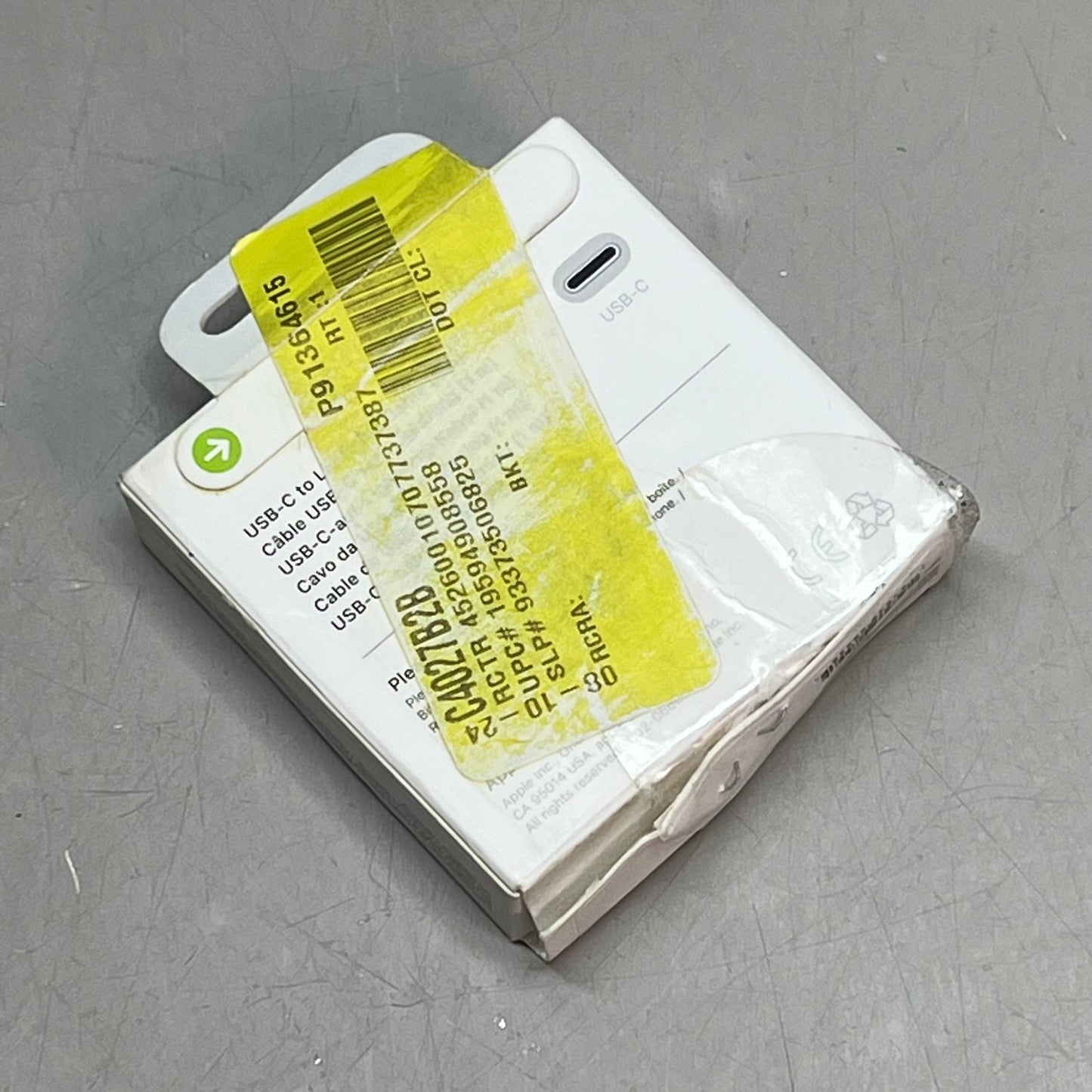 APPLE Fast Charging iPhone USB-C To Lighting Cable (1M) White A2561 (Returns)