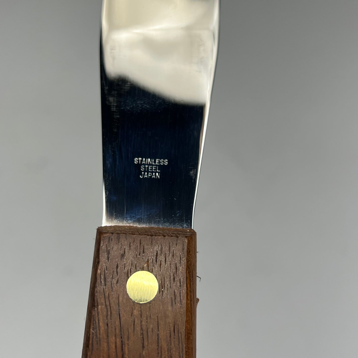 ATECO (2 PACK) Straight Spatula Wood Handle 8" Blade Brown/Stainless Steel 1388