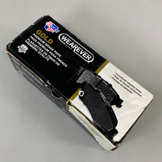 CARQUEST Premium Gold Ceramic Brake Pads Black/Chrome GNAD869