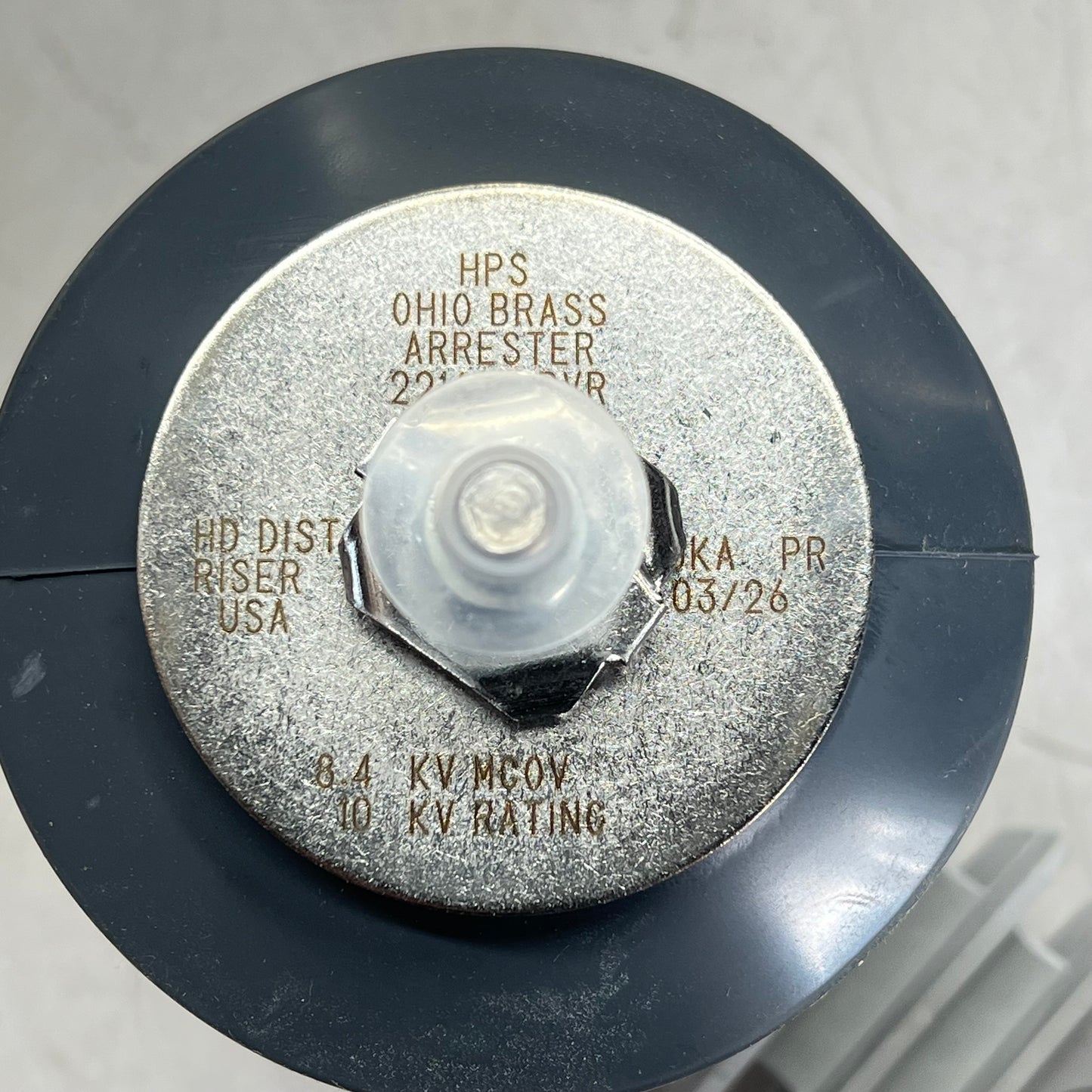 HUBBELL Pvr Optima Surge Arrester Ieee Heavy Duty 8.4 kV MCOV 2216097214