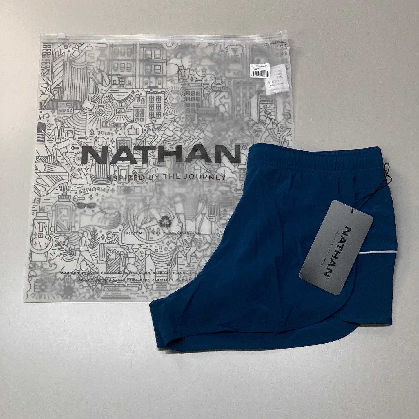 NATHAN Essential Short 2.0 Women's Sailor Blue Size XS NS51400-60062-XS