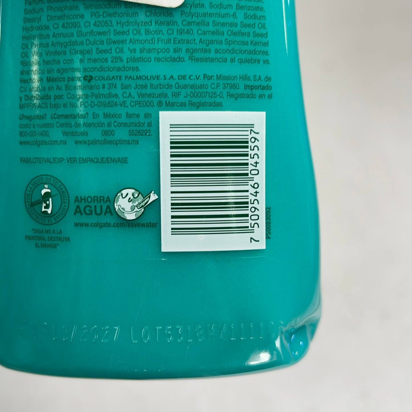PALMOLIVE OPTIMS (2 PACK) Vital Keratina Super Repair Strengthening Shampoo 700ML