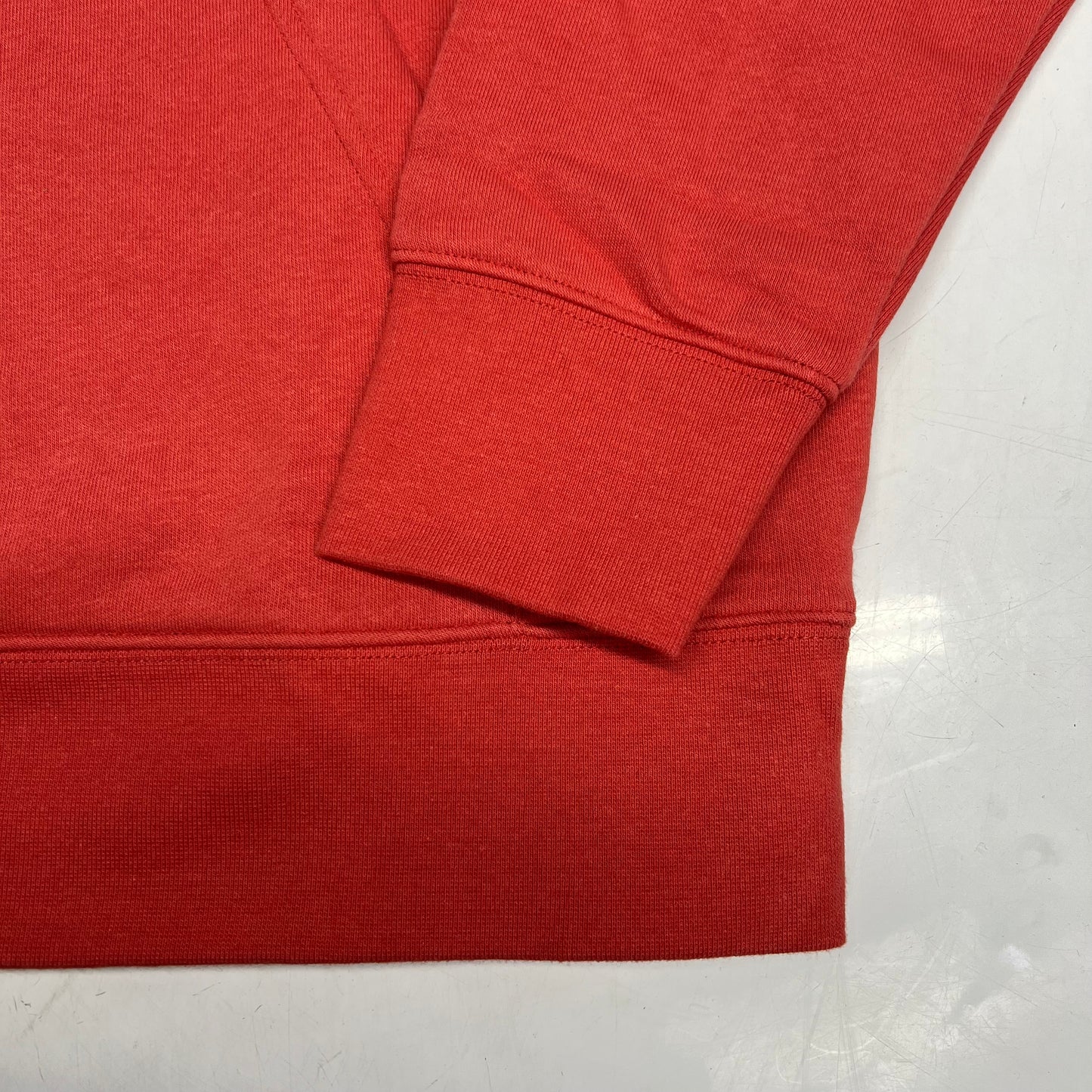 REEBOK Embroidered Logo Oversized Hoodie Women's Sz L Baked Apple REM233FH03141