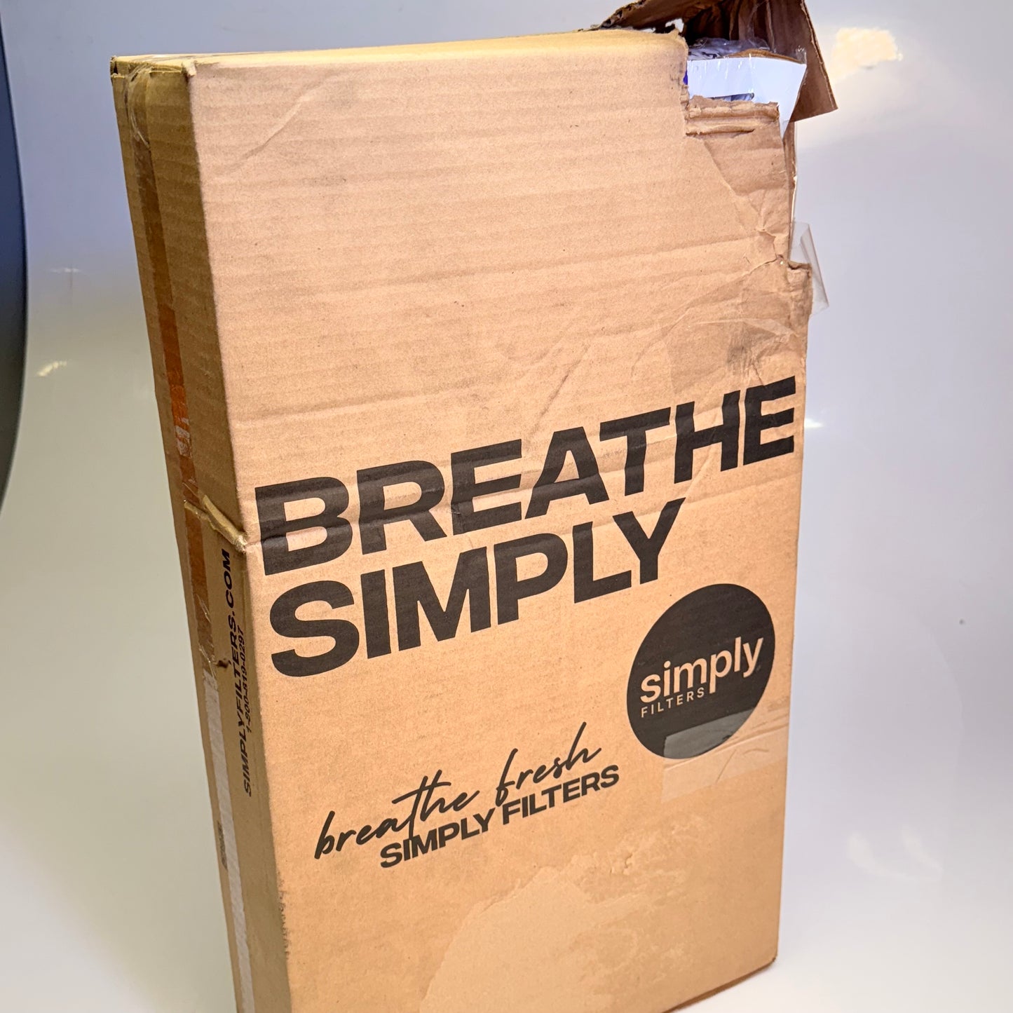 ZA@ SIMPLY FILTERS (Case Of 6) Merv 13 Sz 14x25x1 in Air Filter White