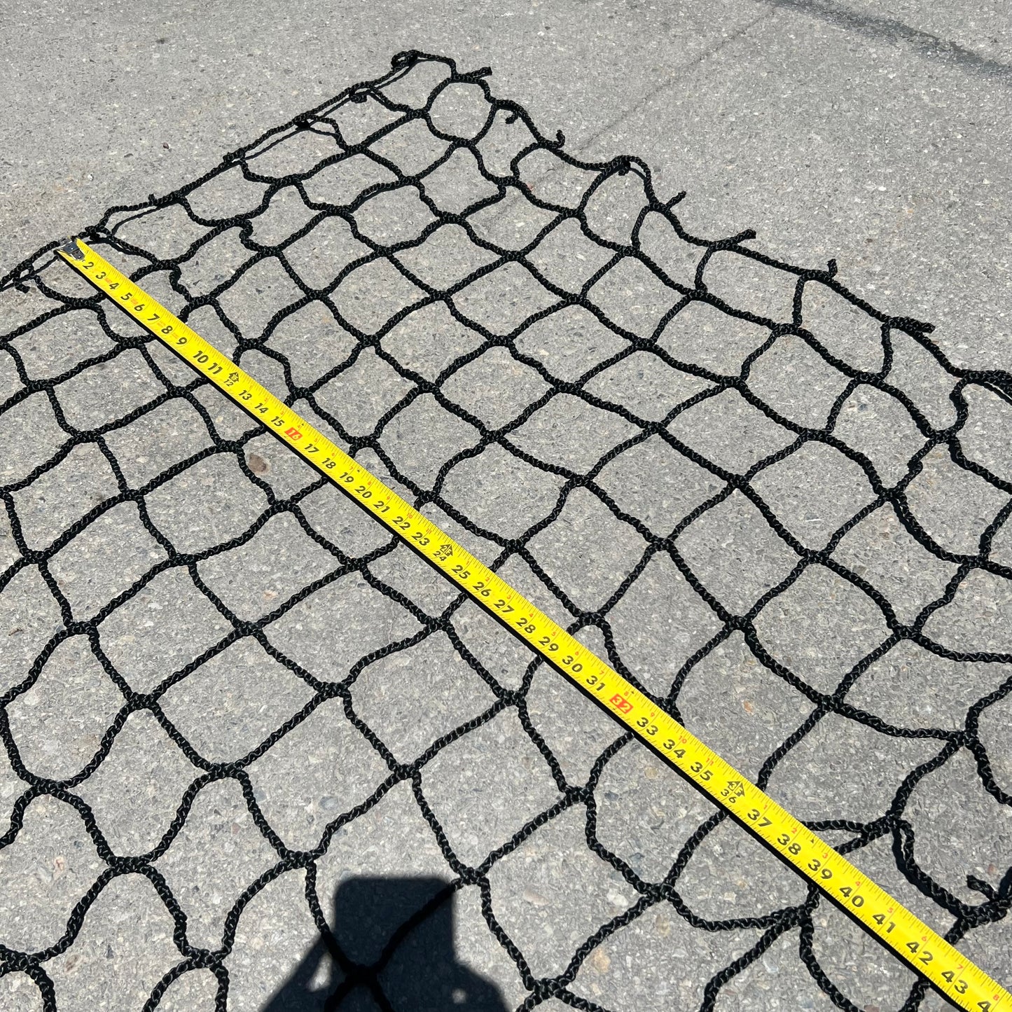 PAYWUT? (40 PACK) Braided Nylon Rope Mesh / Net Black Sz 42"L x 37"W