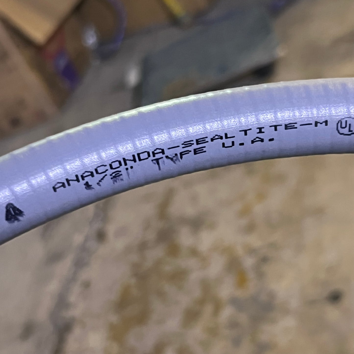 SEALTITE Flexible Liquid Tight Conduit Sz 200 ft x 1/2" Grey 34211