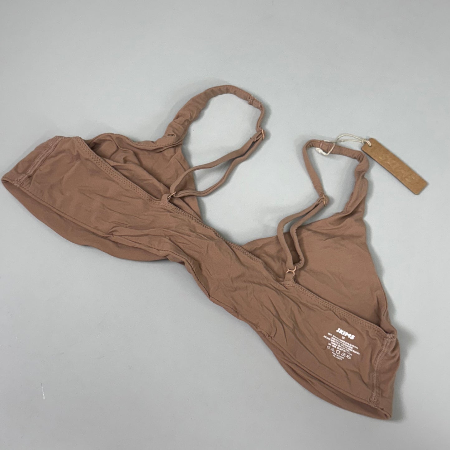 SKIMS Buttery Soft Knotted Bra Women's Sz 2X Sienna BR-SCN-0445