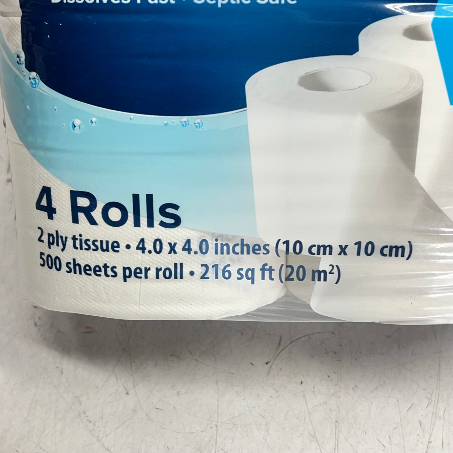 ZA@ CAMCO (4 PACK, 4 EACH) Rv & Marine Toilet Tissue  2-Ply 500 Sheets White 40274