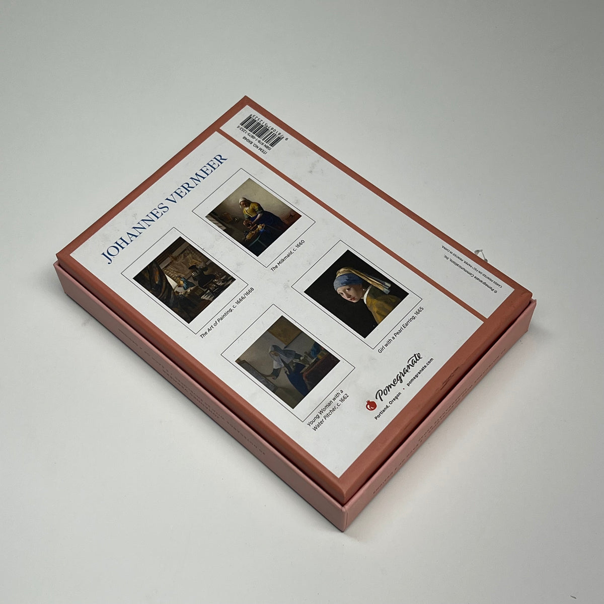 POMEGRANTE (20 PACK) Johannes Vermeer Notecards W/ Envelopes  4x6" BX048