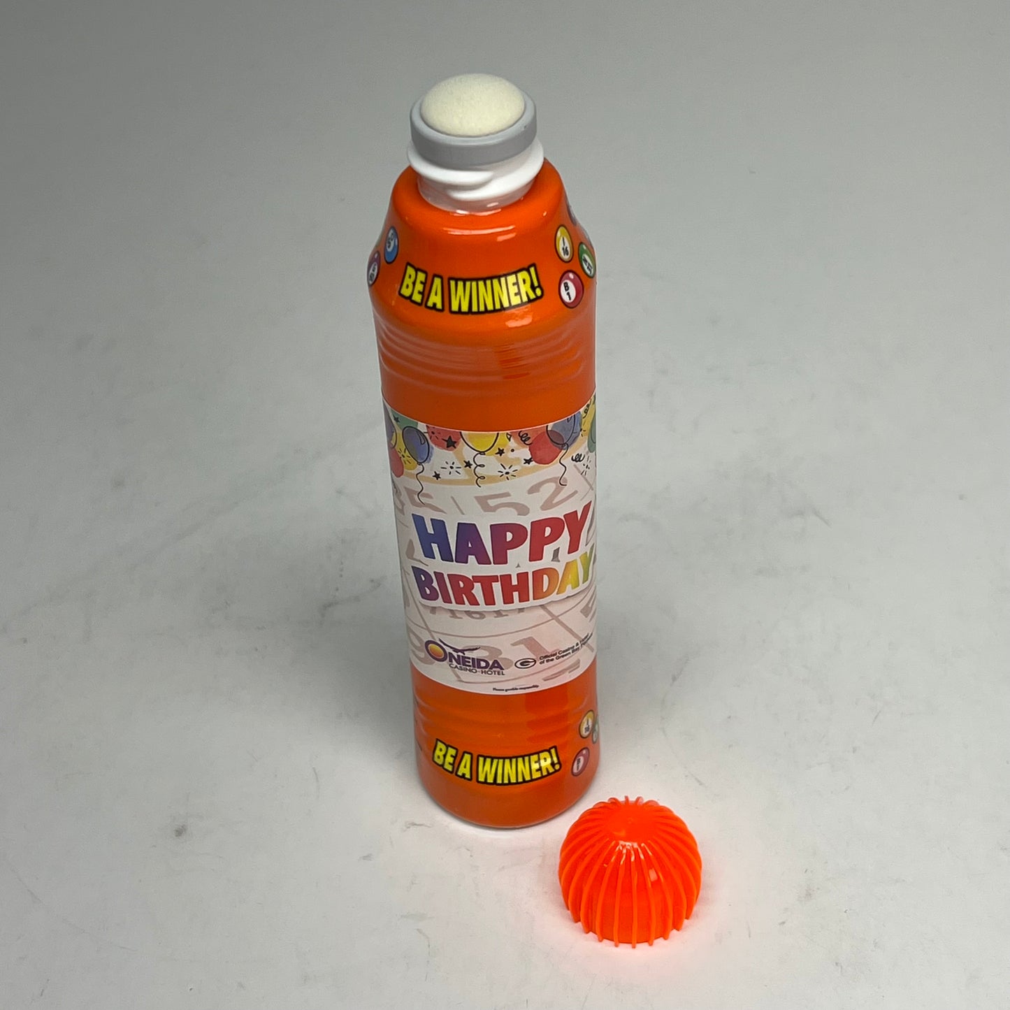 DAB O INK (12 PACK) Onedia Casino Happy Birthday Bingo Marker 4oz Orange D25