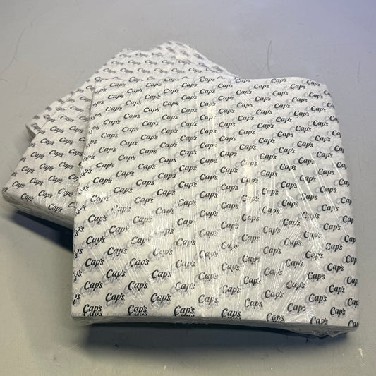 ZA@ CAPRIOTTI'S (3000 PACK) RESTAURANT Sandwich Wraps 12" x 12" WHITE/BLACK E