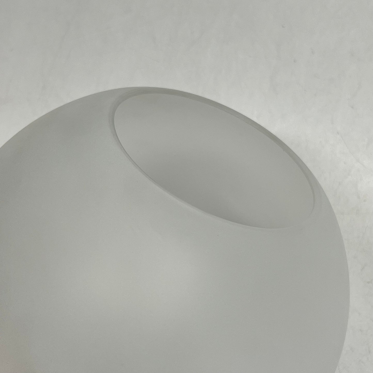 ZA@ Spherical Lamp Shade/light Fixture Replacement  ~8" Frosted White