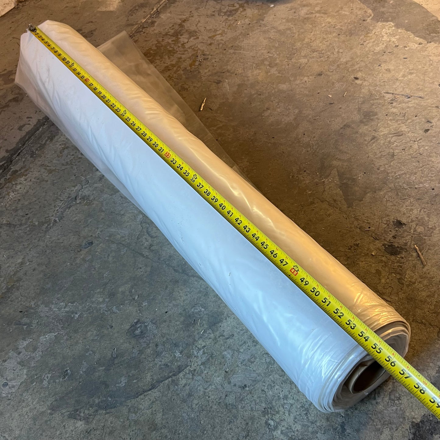 ZA@ COMMERCIAL FORMS Plastic Bags Roll Sz 54" x 44" x 96" Clear PB544496 (New Other, Distressed Box)