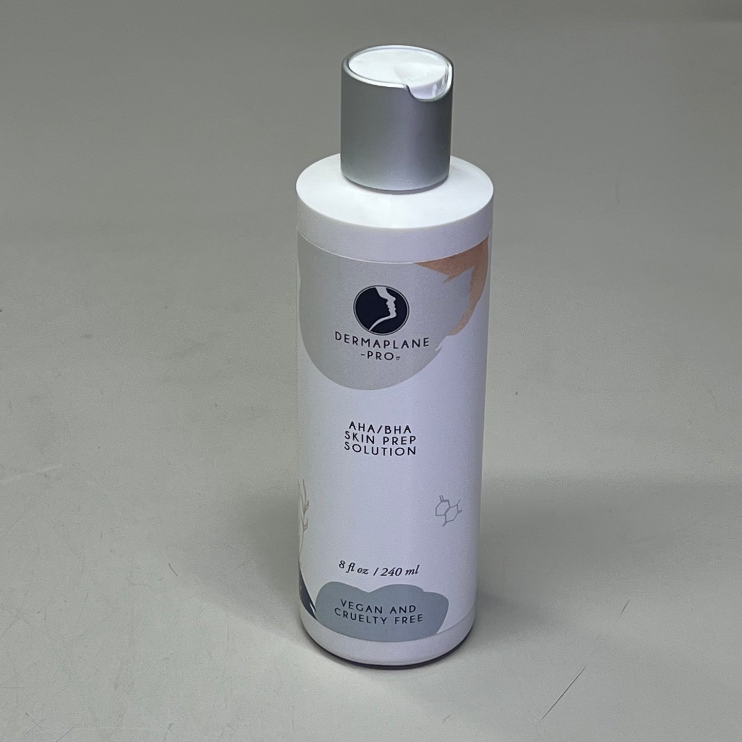 DERMAPLANE PRO AHA/BHA Skin Prep Solution Vegan & Cruelty Free 8 Fl Oz 6 M