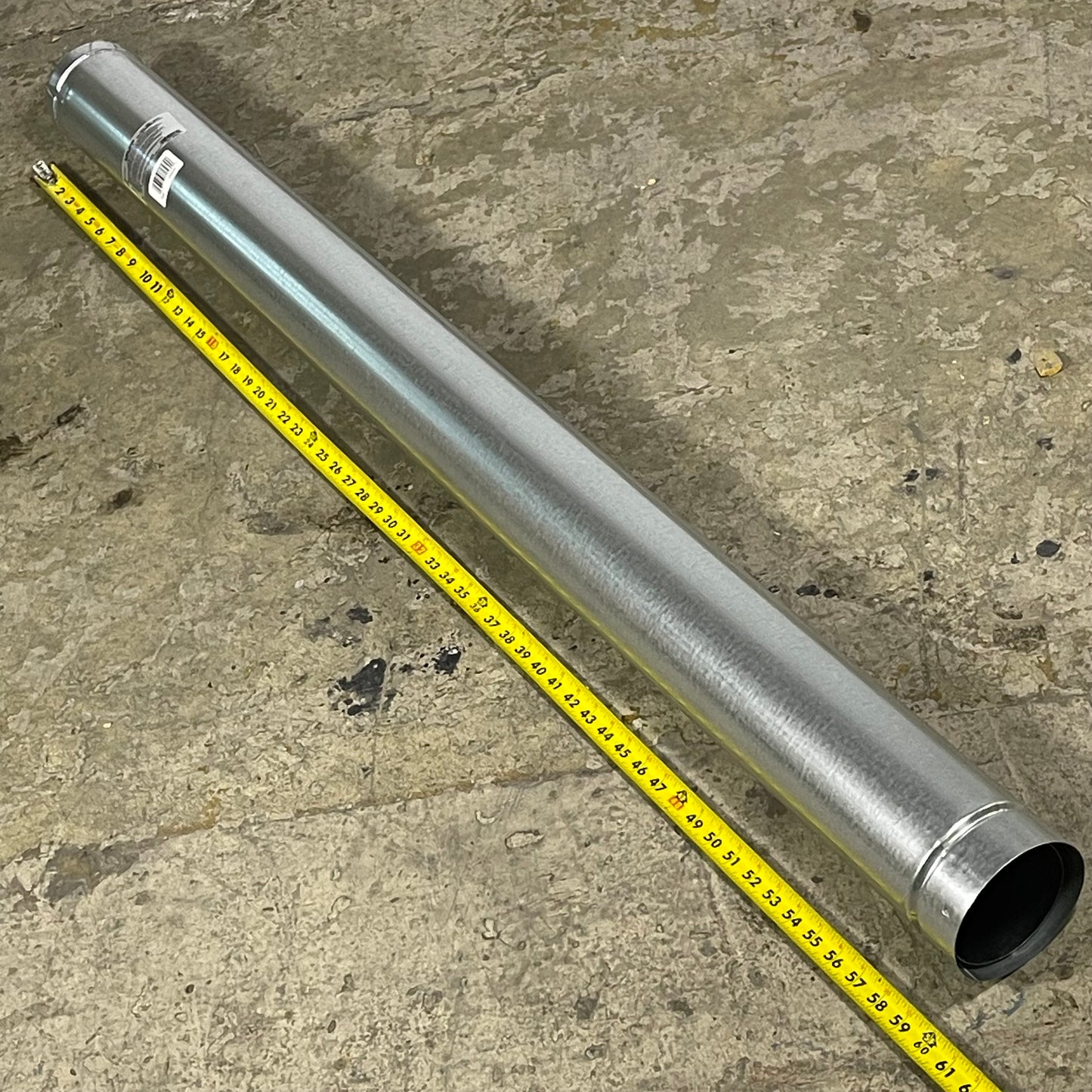 SELKIRK (6-Pack) Duravent Locktab Double Wall Round Gas Pipe 4" Dia x 5' L Steel 4RV5